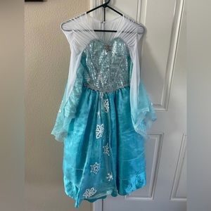 Elsa deluxe princess costume size 7/8